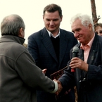 GS Samopomoc Chłopska z Przygodzic, prezes Zbigniew Pilarczyk - chleb wiejski Baryczok