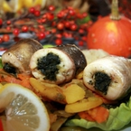karp z warzywami na pierzynce - restauracja Parkowa z Milicza