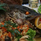 szczupak faszerowany - restauracja Parkowa z Milicza
