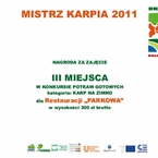 karp na zimno - III miejsce
