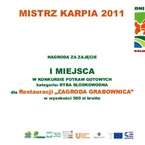 ryba słodkowodna - I miejsce