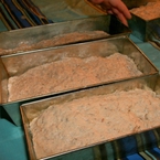 Lędzina - pieczenie chleba w gospodarstwie Rogata Owca u Beaty Piekalskiej