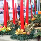 Rękodzieło na III Jarmarku Świątecznym - stoisko Agnieszki Lesiak