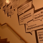 Schody prowadzące do ekspozycji rybackich