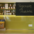Kącik z produktami regionalnymi Górnych Łużyc