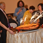 Jubileuszowy tort w kształcie karpia