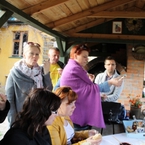 Dzięki Bogu nie była to tylko ekspozycja i można się było najeść do syta!
