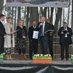 Zarząd dziękuje włodarzom za wspieranie aktywności lokalnej w Dolinie Baryczy - wójt Sośni K. Bochen