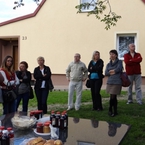 Odwiedziny w Wierzchowicach, w gospodarskie sadowniczym pp. Łaniaków