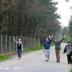 Spacer po obiedze - piechotą na nasz camping